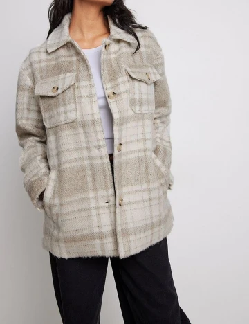 Jacheta Oversize NA-KD, bej