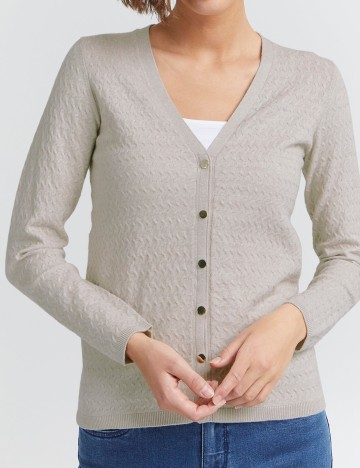 Cardigan Fransa, bej, M