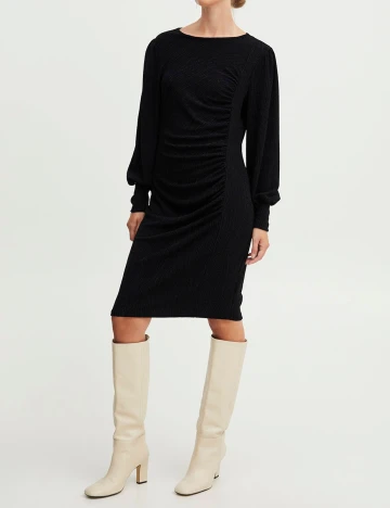 Rochie scurta Pulz, negru, XS