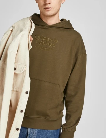 Hanorac Jack&Jones, kaki, XXL