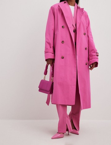 Trench NA-KD, roz, 38