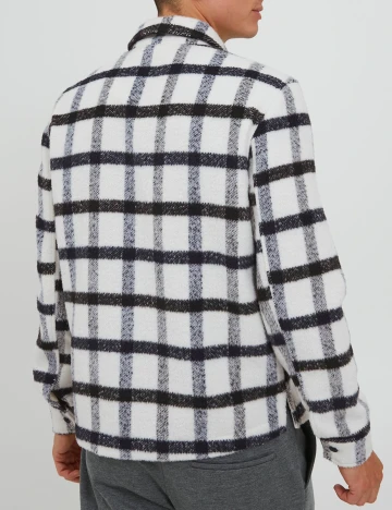 Jacheta Casual Friday, alb/negru, M Alb