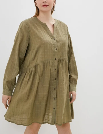 Rochie scurta Kaffe Curve, verde, 46