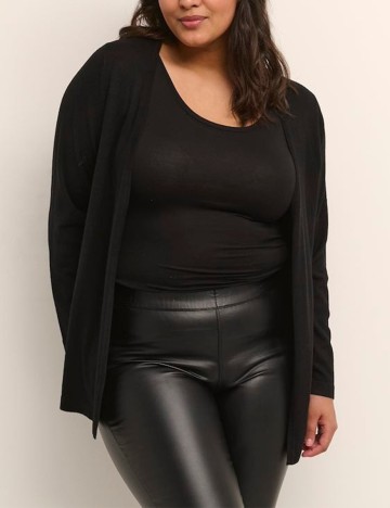 Cardigan Kaffe Curve, negru