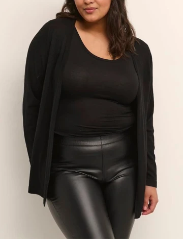 Cardigan Kaffe Curve, negru