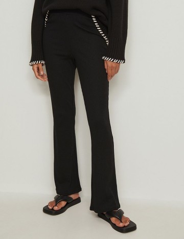 Pantaloni NA-KD, negru, S