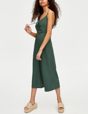 Salopeta Pull&Bear, verde, M