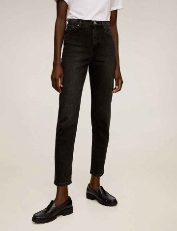 Blugi Mango, gri inchis