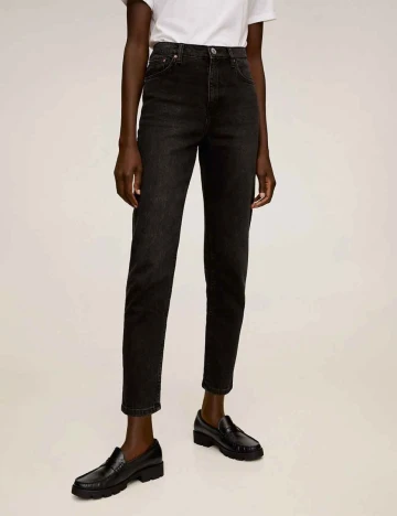 Blugi Mango, gri inchis