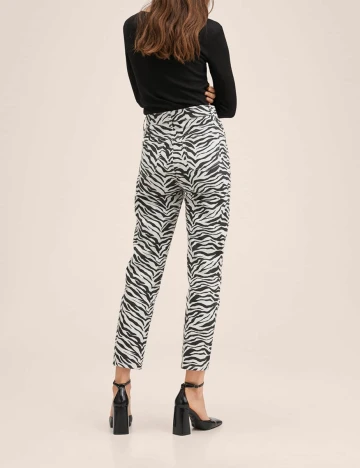 Pantaloni Mango, animal print, 36