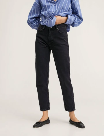 Blugi Mango, negru Negru