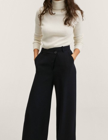 Pantaloni Mango, negru