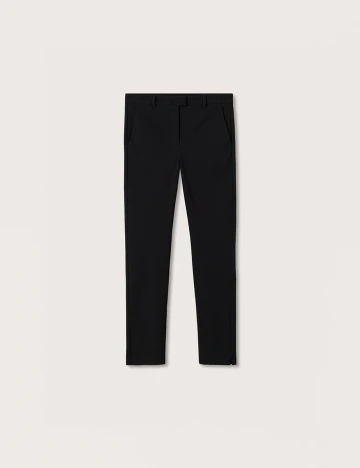 Pantaloni Mango, negru Negru
