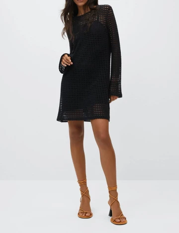 Rochie scurta Mango, negru