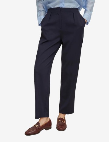 Pantaloni Comma, bleumarin, 36