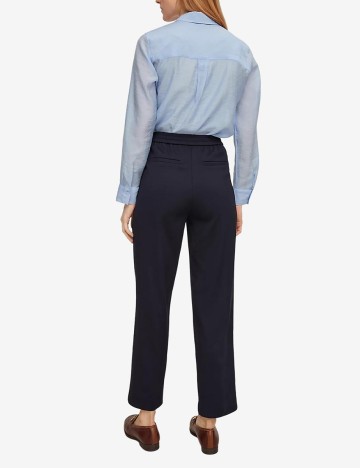 Pantaloni Comma, bleumarin, 36