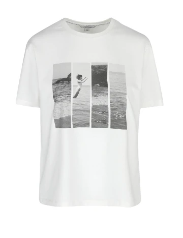 Tricou Comma, alb, 44