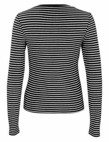 Bluza Q/S, alb/negru