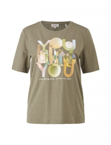 Tricou s.Oliver, verde, 46