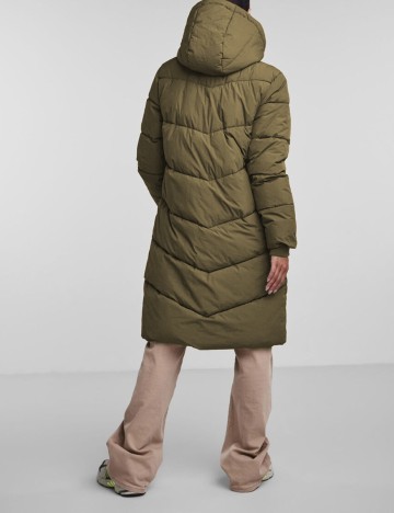 Geaca Pieces, verde, M