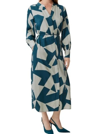 Rochie medie Comma, albastru, 36