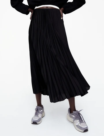 Fusta Zara, negru, M