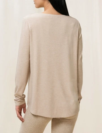 Bluza de pijama Triumph, crem