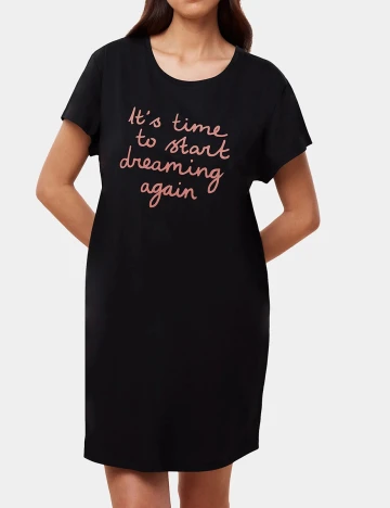 Rochie de noapte Triumph, negru Negru