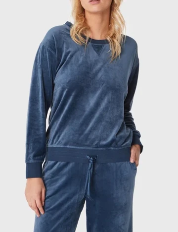 Bluza de pijama Triumph, albastru Albastru