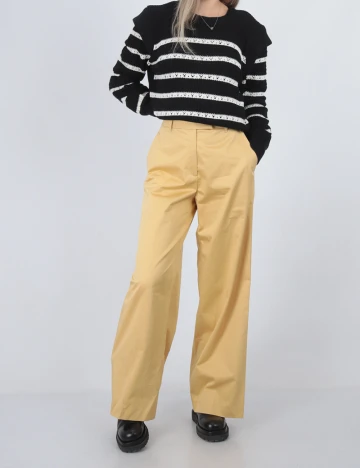 Pantaloni s.Oliver, mustar Galben