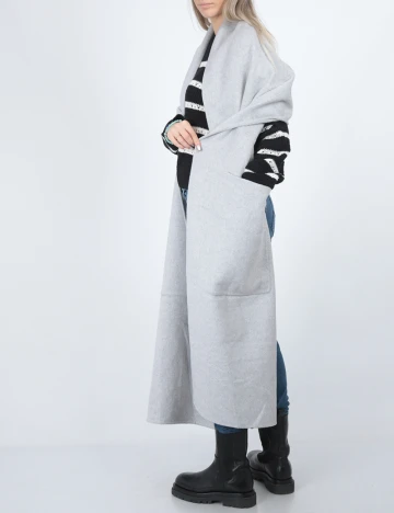 Fular s.Oliver, gri, ONE SIZE