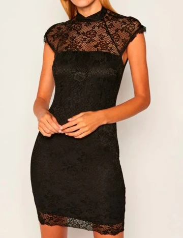 Rochie scurta Guess, negru, S