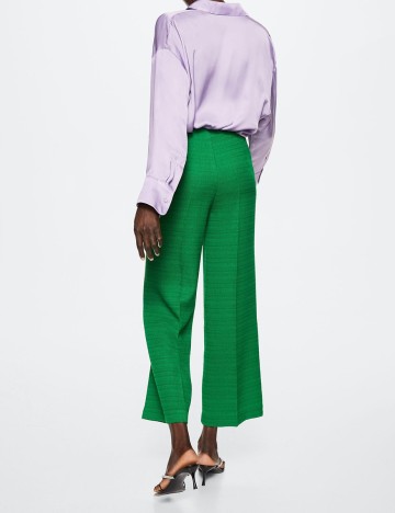 Pantaloni Mango, verde, 38