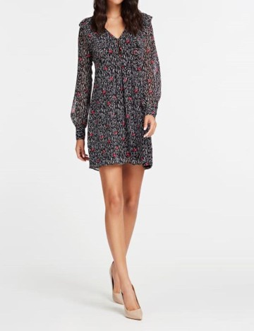 Rochie scurta Guess, negru, S