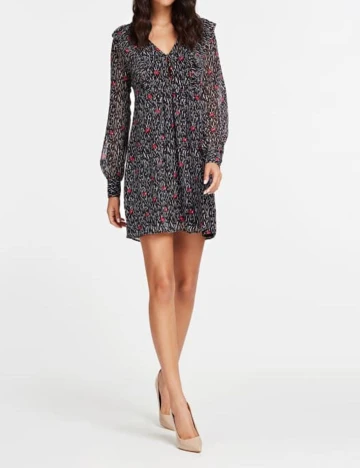 Rochie scurta Guess, negru, S