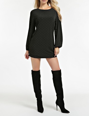 Rochie scurta Guess, negru, S