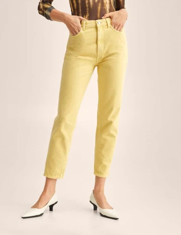 Blugi Mango, galben Galben
