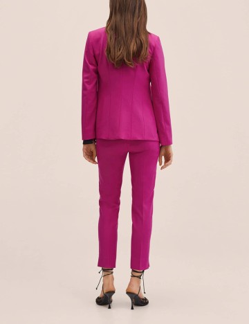 Pantaloni Mango, magenta