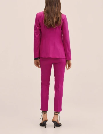 Pantaloni Mango, magenta