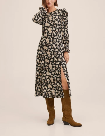 Rochie medie Mango, floral Floral print