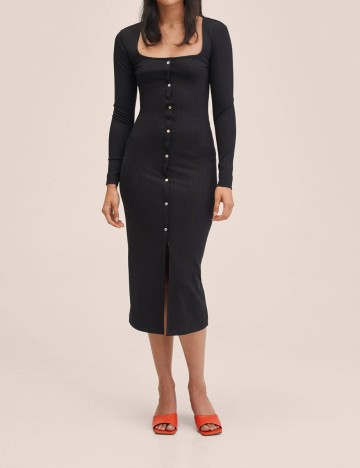 Rochie medie Mango, negru