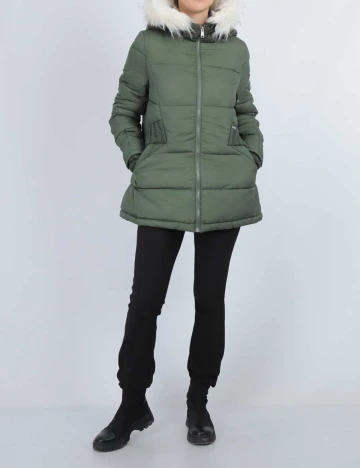 Geaca Guess, verde, S Verde