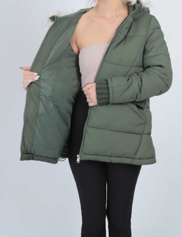 Geaca Guess, verde, S