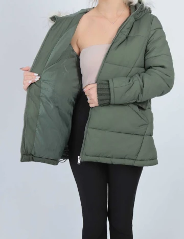Geaca Guess, verde, S Verde