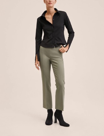 
						Pantaloni Mango, kaki