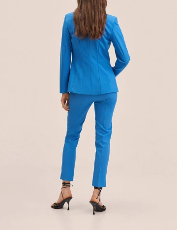 Pantaloni Mango, albastru