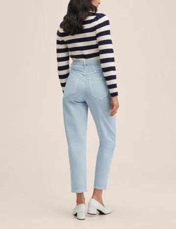 Blugi Mango, bleu Albastru