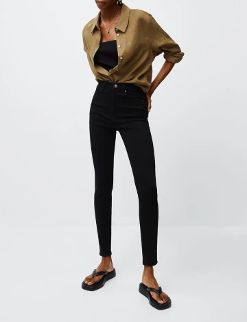 Blugi Mango, negru Negru