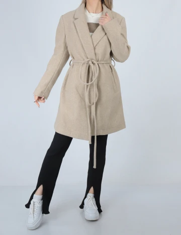 Palton La Strada Unica, bej