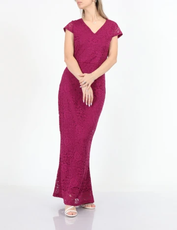 Rochie lunga Vero Moda, magenta